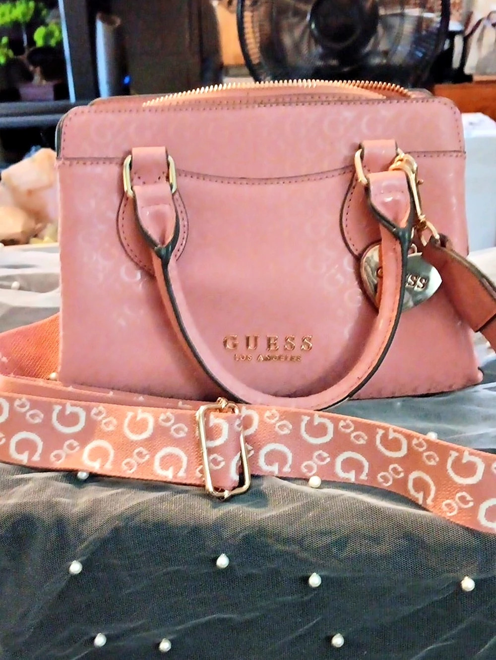 GUESS Pink Satchel